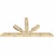 Ekena Millwork Saratoga Rough Sawn Timber Gable Bracket, Douglas Fir, 96"W x 48"H x 4"D x 6"F, 12/12 Pitch GBW096X48X0406SAR00RDF - alternate 2